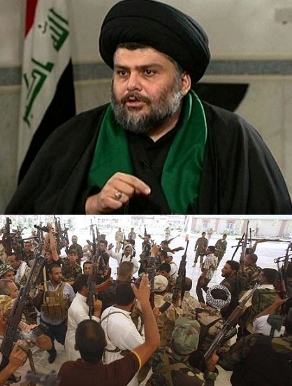 Muqtada Sadr opposes US military intervention in Iraq
