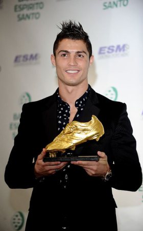 Cristiano Ronaldo Portugal Receives Golden Shoe