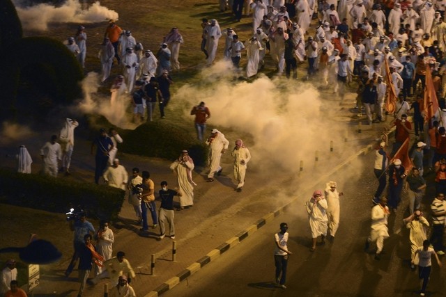 Kuwaiti Protest for the Release of Oppostion Leader