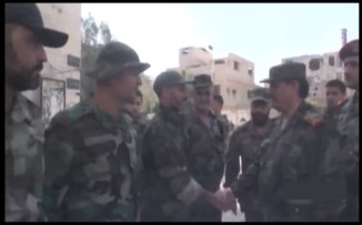 Defence Minsiter visits Recaptured Town of Mleiha