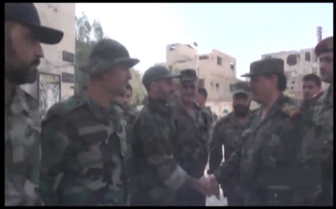 Defence Minsiter visits Recaptured Town of Mleiha
