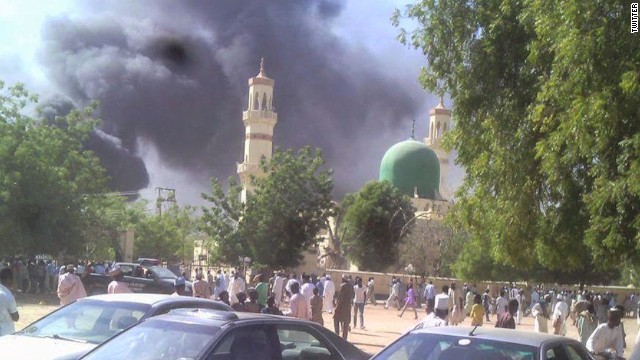 Atleast 120 Dead in a Double Suicide Attack in a Mosque in Nigeria