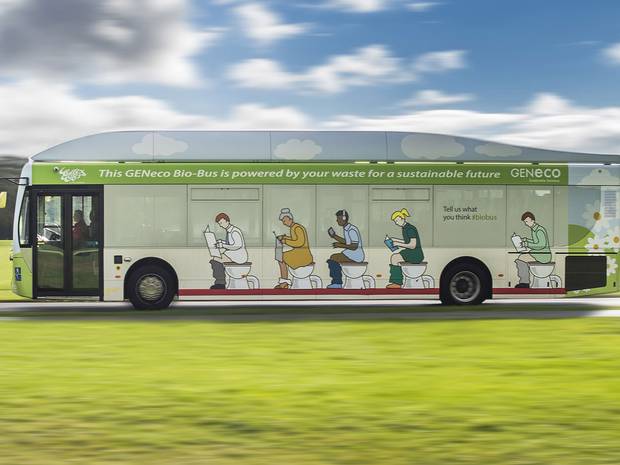 Bio Gas Powered Poo Bus