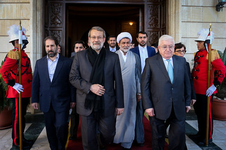 Irani Foreign Minster Meets Iraqi President Masoum