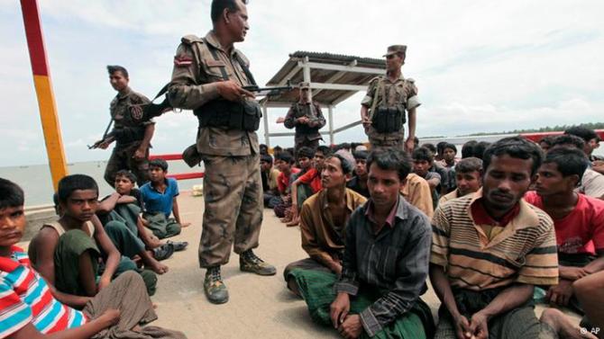 Myanmar Budhist Govt forcing the Rohingya Muslim Population to Leave the country