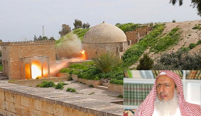 IS Terrorists Destroying Churches in line with the Edict given by Saudi Grand Mufti