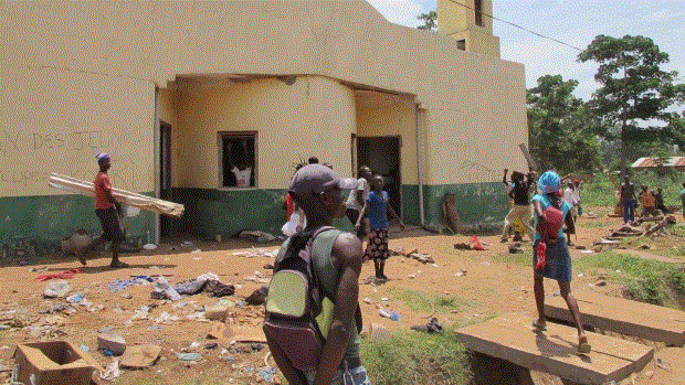 Mosques destroyed by Christian terrorists in CAR