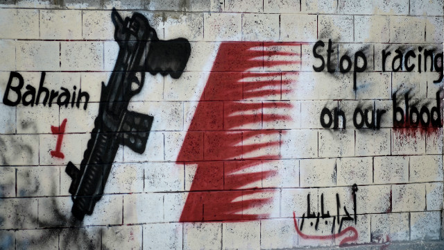 Bahraini Protest Against Formula 1 Grand Prix