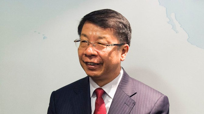 Chinese Vice-Minister of Finance Yaobin Shi inaugrates AIIB