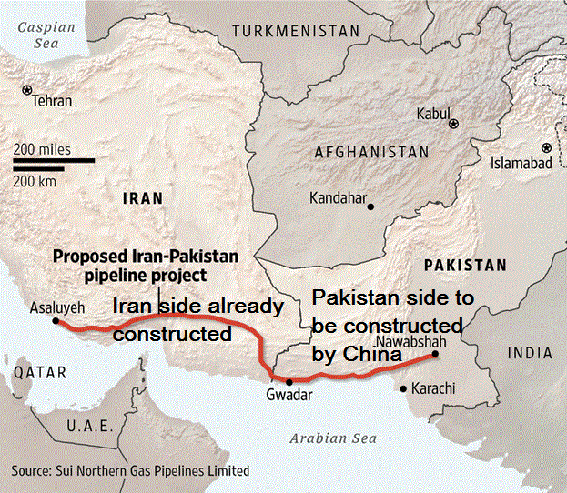 Iran Pakistan Gas Pipeline To be Build by China a