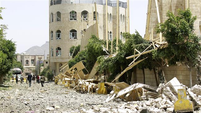 Sanaa ruined by Saudi Led Airstrikes