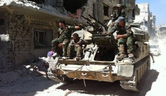 Syria army forces advance on militants in Aleppo