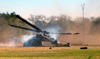 Saudi forces Chopper shot down by Yemeni forces. a