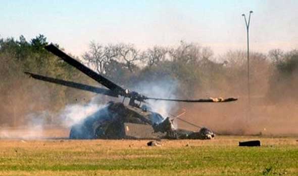 Saudi forces Chopper shot down by Yemeni forces. a
