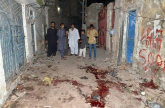 Suicide bombing at a Muharram Procession at Lashari Mohalla , Jacobabad 2