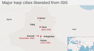 Major Iraqi Cities Liberated By Forces & Shia Militias